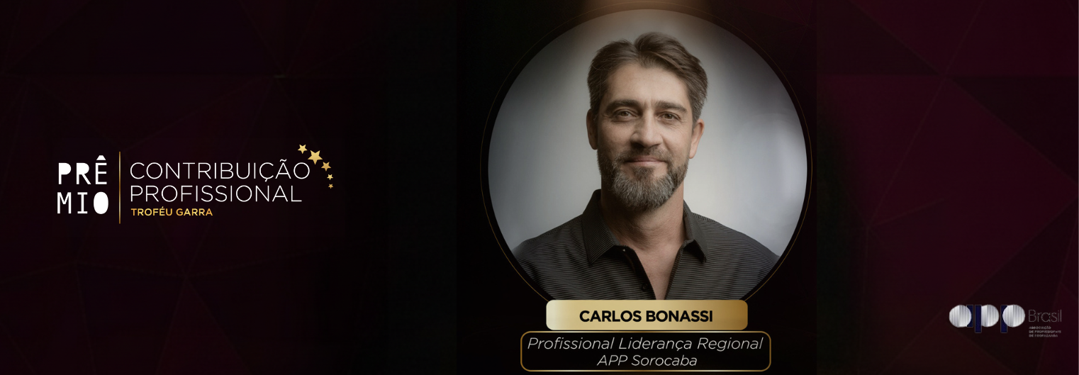 Carlos Bonassi ganhador do premio Garra